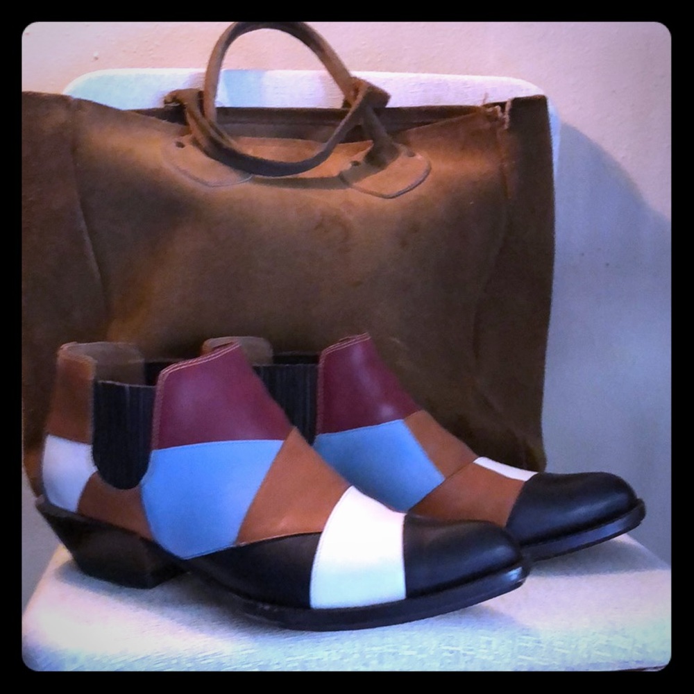 SOLD🚫COACH Boots Boho Patchwork Bandit